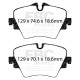 Brzdy EBC Přední sada EBC PD07KF326 - Brzdové kotouče Ultimax Grooved + brzdové destičky Redstuff Ceramic | race-shop.cz