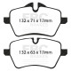 Brzdy EBC Přední sada EBC PD08KF592 - Brzdové kotouče Ultimax Grooved + brzdové destičky Yellowstuff | race-shop.cz