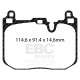 Brzdy EBC Přední sada EBC PD08KF721 - Brzdové kotouče Ultimax Grooved + brzdové destičky Yellowstuff | race-shop.cz