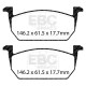 Brzdy EBC Přední sada EBC PD08KF725 - Brzdové kotouče Ultimax Grooved + brzdové destičky Yellowstuff | race-shop.cz