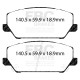 Brzdy EBC Přední sada EBC PD09KF1446 - Brzdové kotouče Ultimax Grooved + brzdové destičky Bluestuff | race-shop.cz