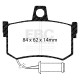 Brzdy EBC Zadní sada EBC PD11KR472 - Brzdové kotouče Turbo Grooved + brzdové destičky Greenstuff | race-shop.cz