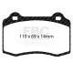 Brzdy EBC Zadní sada EBC PD14KR058 - Brzdové kotouče Turbo Grooved + brzdové destičky Bluestuff | race-shop.cz