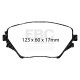 Brzdy EBC Přední + Zadní sada EBC PD40K2123 - Brzdové kotouče Premium OE + brzdové destičky Ultimax OE | race-shop.cz