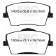 Brzdy EBC Přední sada EBC PDKF2435 - Brzdové kotouče Premium OE + brzdové destičky Ultimax OE | race-shop.cz