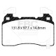 Brzdy EBC Přední sada EBC PDKF2440 - Brzdové kotouče Premium OE + brzdové destičky Ultimax OE | race-shop.cz