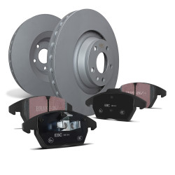 Zadní sada EBC PDKR945 - Brzdové kotouče Premium OE + brzdové destičky Ultimax OE