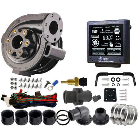 Vodní pumpy DAVIES CRAIG elektrické vodní čerpadlo EWP80 + digitální ovladač, 12V, 8907 | race-shop.cz