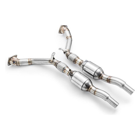 Down pipe, dump pipe Downpipe AUDI A6, S6, Allroad C5 2.7 T + SILENCER | race-shop.cz