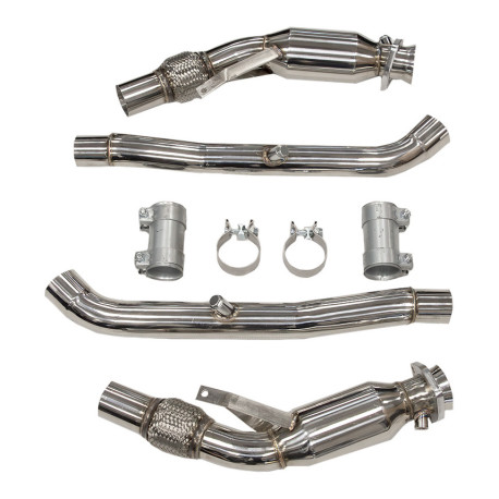 Down pipe, dump pipe RACES downpipe pro Audi S4 B6 Quattro V8 | race-shop.cz