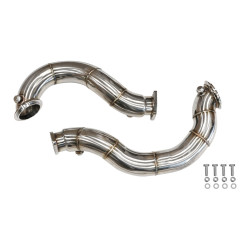 RACES downpipe bez katalyzátoru pro BMW 335i E90/E91/E92 N54 3.0T