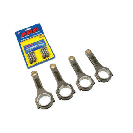 Části motoru TURBOWORKS kované ojnice pro Honda D16 Civic, Integra (čep 19 mm), 137 mm, 4 ks | race-shop.cz