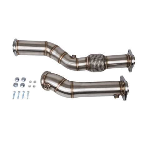 Down pipe, dump pipe RACES downpipe pro BMW G87 S58 M3 2022+ | race-shop.cz