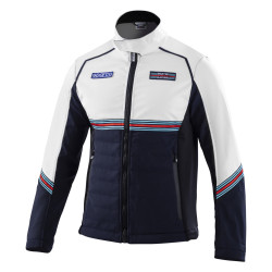 SPARCO MARTINI RACING SOFT SHELL, bílá