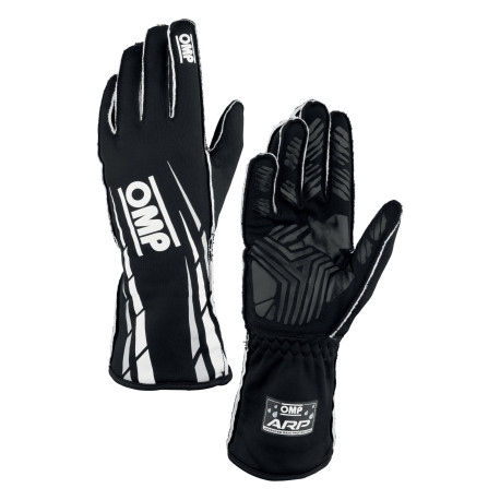 Rukavice Kartingové rukavice OMP ARP (vnější šití), černá | race-shop.cz