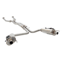 XFORCE 63 mm cat-back výfukový systém + tlumiče Varex pro LEXUS IS 2007-2014 F