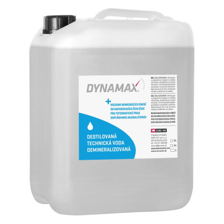 Chladící kapaliny DYNAMAX DEMINERALIZOVANÁ TECHNICKÁ VODA 10 L | race-shop.cz