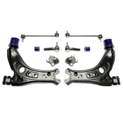 TA-TECHNIX sada ramen zavěšení kola s PU pouzdry pro VW Polo 9N (stabilizátor Ø 18 mm), přední náprava, oboustranně