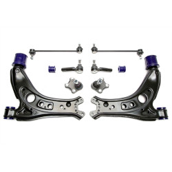 TA-TECHNIX sada ramen zavěšení kola s PU pouzdry pro Seat Ibiza III 6L (stabilizátor Ø 19 mm), přední náprava, oboustranně