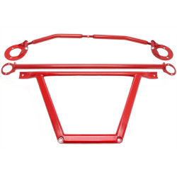 TA-TECHNIX sada 3 rozpěr pro BMW 3er E36 90-00, ocel, červená