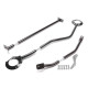 Rozpěry TA-TECHNIX sada 3 rozpěr pro VW Derby 86/86C, ocel, černá | race-shop.cz