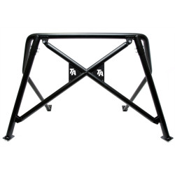 TA-TECHNIX polorám pro VW Golf II 19E 83-92, ocel, černý, s logem