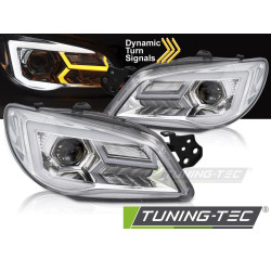 TUNING-TEC přední světla (SEQ) pro SUBARU IMPREZA II GG KOMBI 2005-2007 (H1, bez homologace), chrom