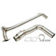 Down pipe, dump pipe TA-TECHNIX downpipe s katalyzátorem pro Porsche 718 Boxster 982 2016-2019 | race-shop.cz