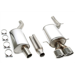 TA-TECHNIX nerezový cat-back výfuk pro Audi A4 8D-B5 2000-2002, 2× 90×120 mm