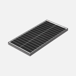 REDARC pevný monokrystalický solární panel, 60 W, černý rám