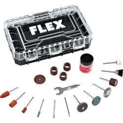 FLEX DB 26 - sada příslušenství pro mini rotační brusku RT 24-4, 26 dílů