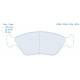 Brzdové desky CL brakes Brzdové desky CL Brakes 4025RC6 | race-shop.cz