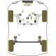 Polyuretanové silentbloky POWERFLEX přední silentblok předního ramene pro Volkswagen Fox (Black) | race-shop.cz