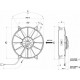 Ventilátory 24V Univerzální elektrický ventilátor SPAL 280mm - tlačný, 24V | race-shop.cz