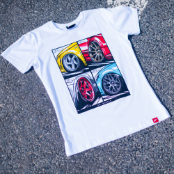 Pánské tričko JAPAN RACING Mix, bílá