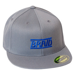 Kšiltovka BRAID, tmavě šedá