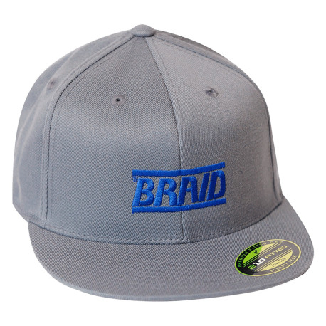 Čepice a kšiltovky Kšiltovka BRAID, tmavě šedá | race-shop.cz