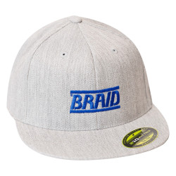 Kšiltovka BRAID, světle šedá