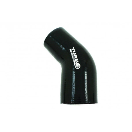 Kolena 45° redukční Silikonová hadice - redukční koleno 45° - 63mm (2,5") na 76mm (3") | race-shop.cz