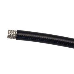 Teflonová hadice s nerezovým opletem a PVC ochranným povrchem AN4 (4,8mm)