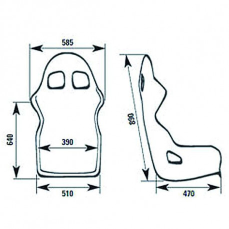 Sportovní sedačky s FIA homologací Sportovní sedačka s FIA OMP TRS-E | race-shop.cz