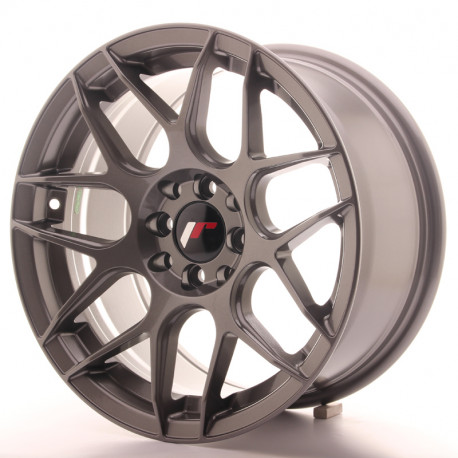 Hliníkové disky Japan Racing JR18 16x8 ET25 4x100/114,3 Gun Metal | race-shop.cz