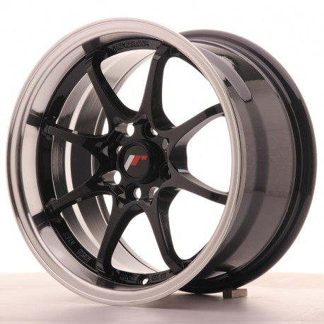Hliníkové disky Japan Racing JR5 15x8 ET28 4x100 Glossy Black | race-shop.cz