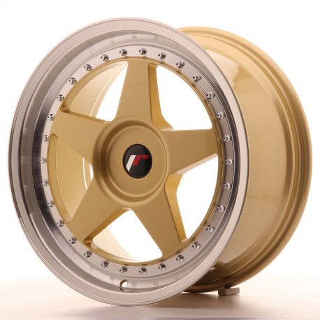 Hliníkové disky Japan Racing JR6 18x8,5 ET35-40 BLANK, Gold | race-shop.cz
