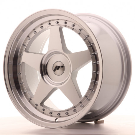 Hliníkové disky Japan Racing JR6 18x9,5 ET35-40 BLANK, Silver Machined | race-shop.cz