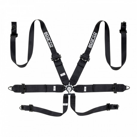 Bezpečnostní pásy a příslušenství FIA 6 bodové sportovní bezpečnostní pásy SPARCO COMPETITION H-3+2 LT 3" (76mm), různé barvy | race-shop.cz