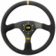 Volanty 3 ramenný sportovní volant OMP VELOCITA, 350mm, semiš, bez odsazení, černá/žlutá | race-shop.cz