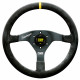 Volanty 3 ramenný sportovní volant OMP Velocita Superleggero, 350mm, semiš, bez odsazení, černá/žlutá | race-shop.cz