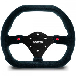 3 ramenný sportovní volant Sparco P310, 310mm, semiš, bez odsazení, černá/červená