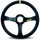 Volanty 3 ramenný sportovní volant Sparco R345, 350mm, semiš, 63mm odsazení, černá/žlutá | race-shop.cz